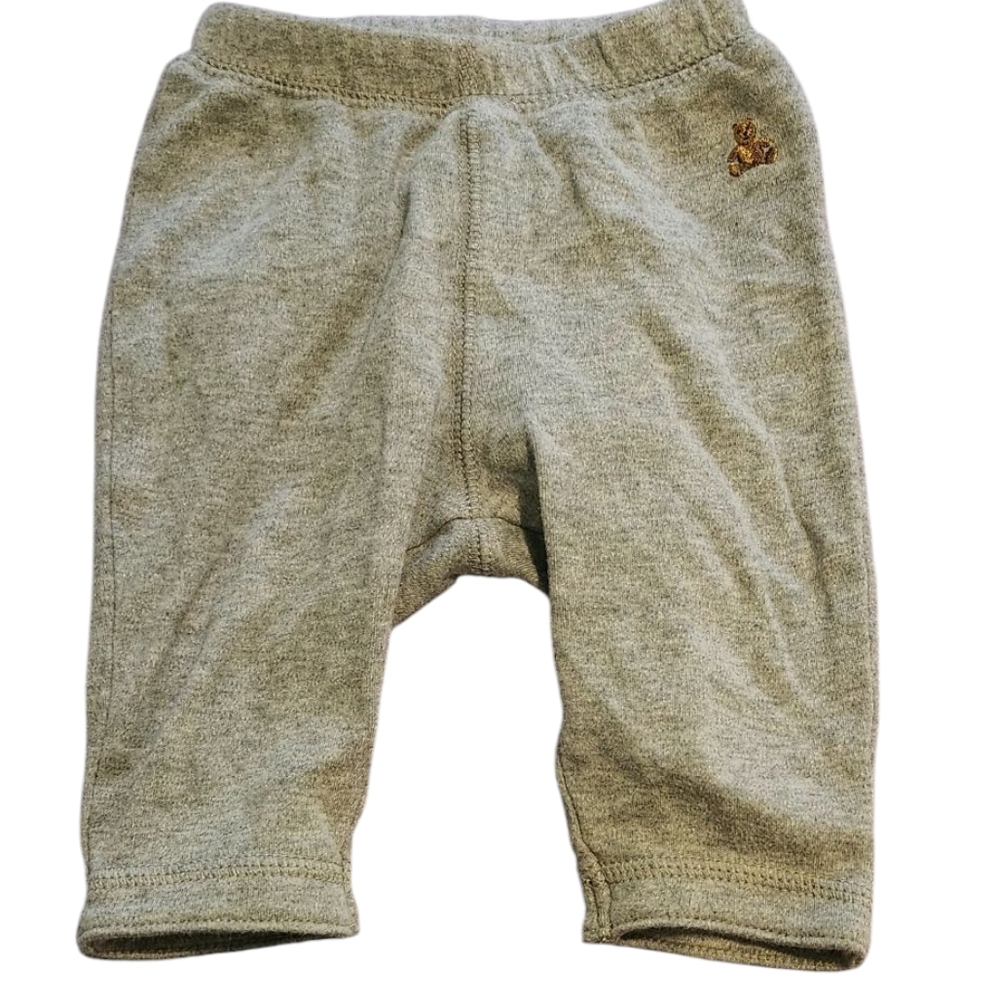 Vintage Gap Solid 0-3M Pants Light Heather Grey